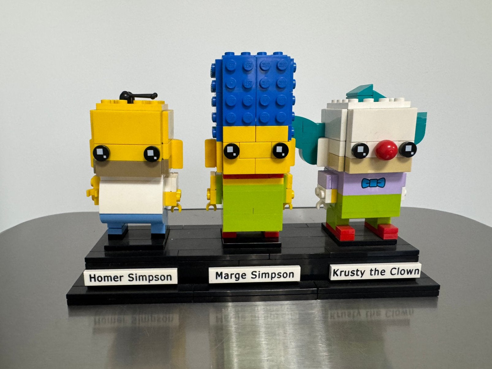 LEGO MOC BrickHeadz Homer & Marge Simpson & Krusty The Clown, MOC (eigen creatie), BrickHeadz, Lego, Info@lego.nl