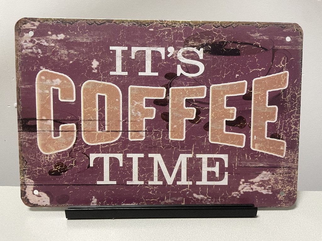 It’s Coffee time wandbord (Old Look), Www.pand50.nl, Nieuw, Ophalen of Verzenden, Printer 29B Coevorden