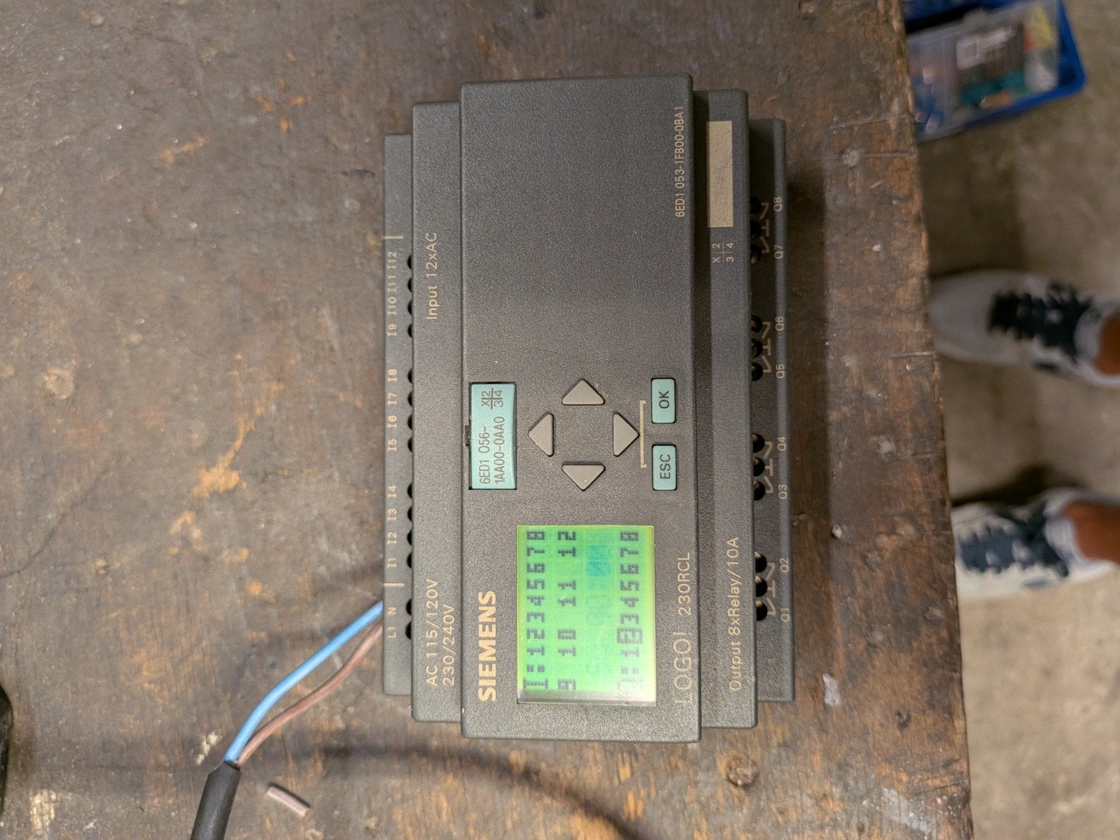 Siemens LOGO! 230RCL PLC met software en handleidingen, Ophalen, Gebruikt