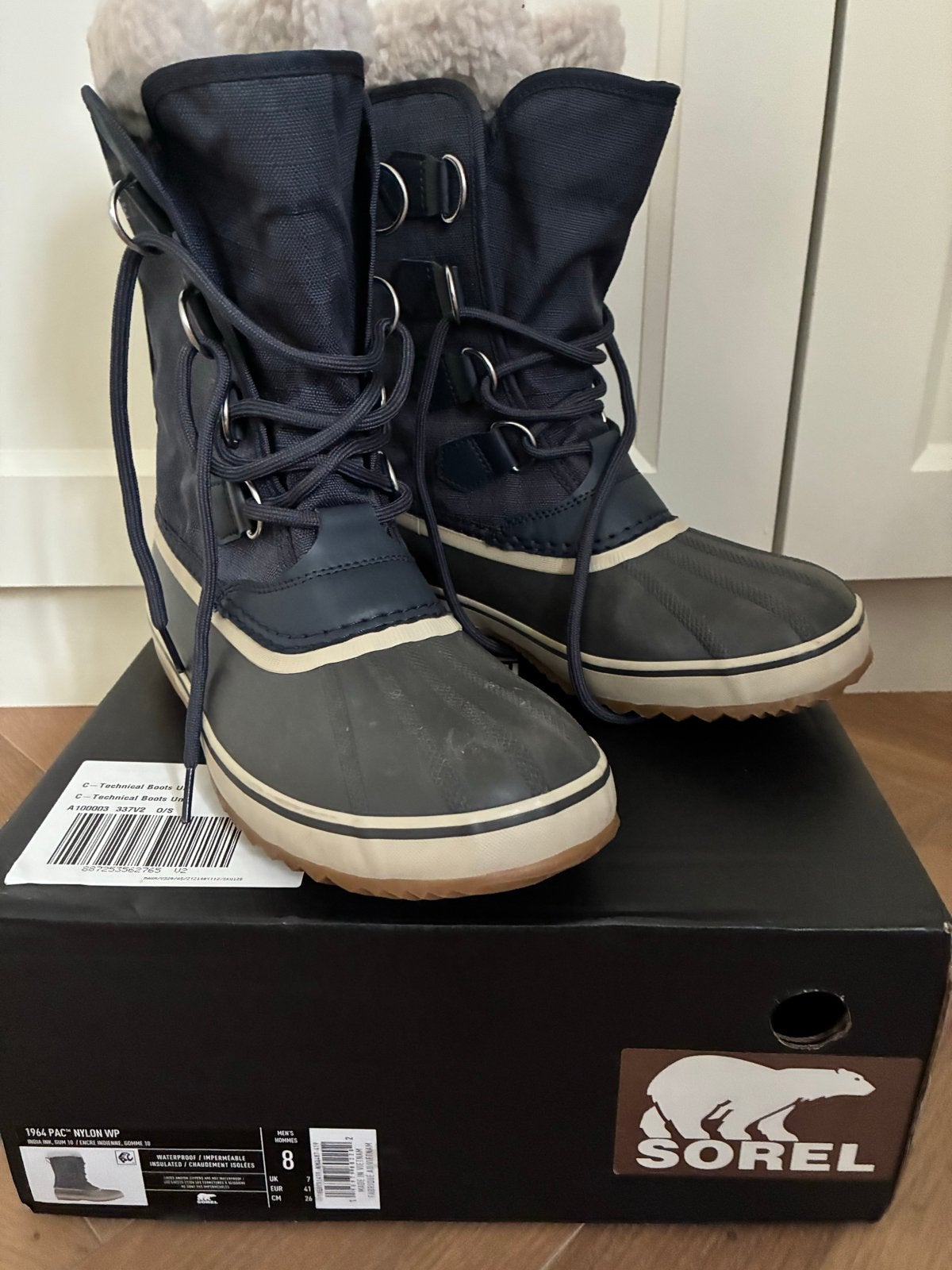 Sorel snowboots 1964 Pac Nylon WP Winterlaarzen Maat 41, Kleding | Heren, Ophalen of Verzenden, Nieuw, Blauw, Boots
