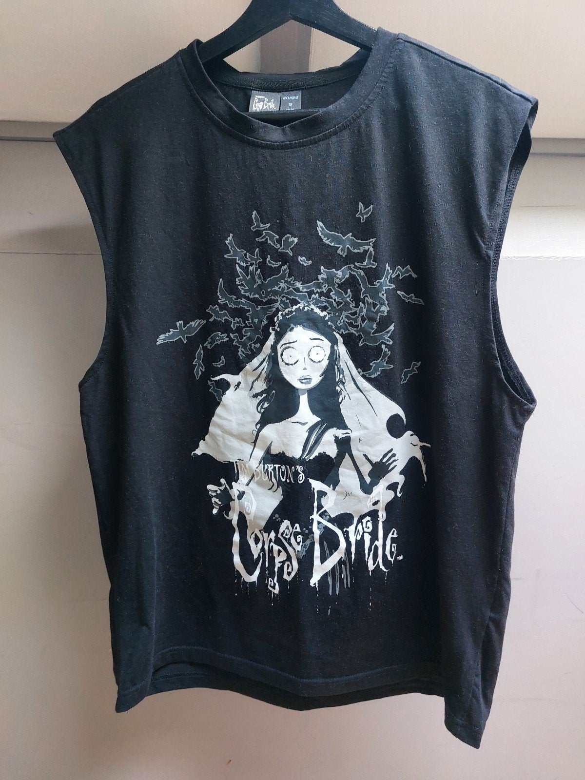 Tim Burton's Corpse Bride (Emily) Tanktop, Kleding | Dames, T-shirts, Ophalen of Verzenden, Zo goed als nieuw, Zonder mouw