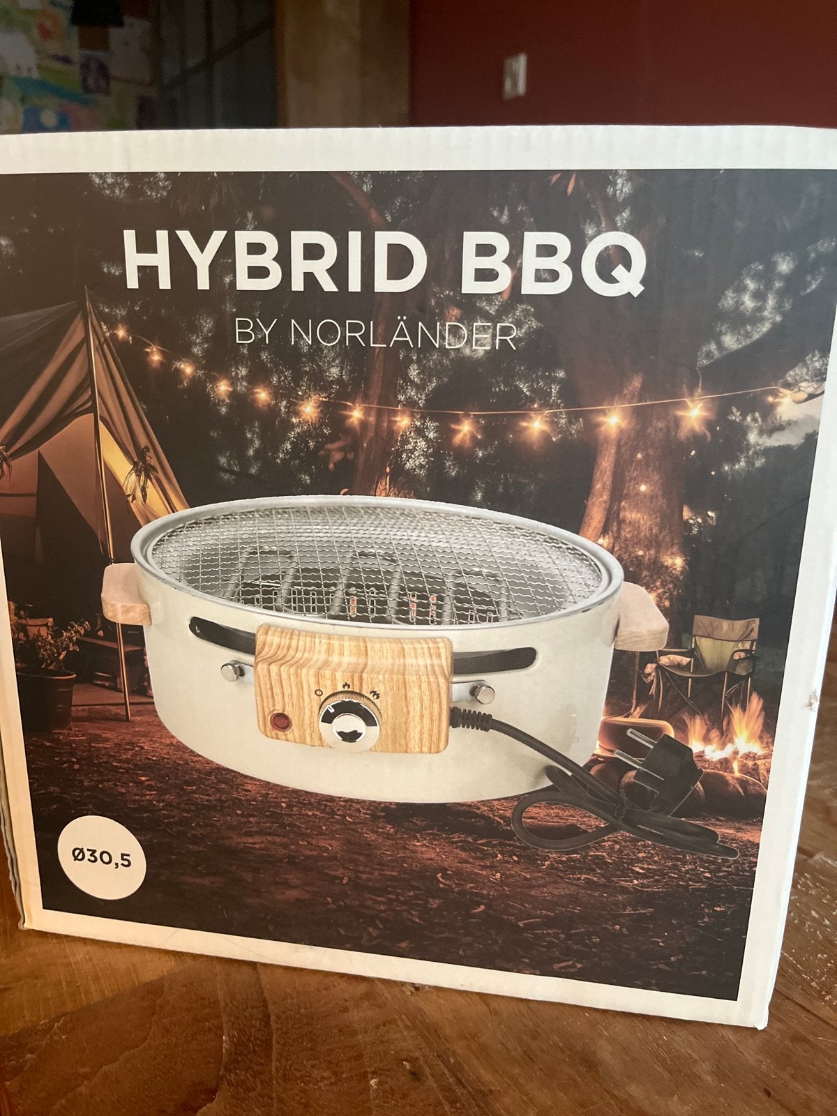 Norlander Hybride BBQ - Elektrisch en Houtskool (Nieuw), Ophalen of Verzenden, Nieuw