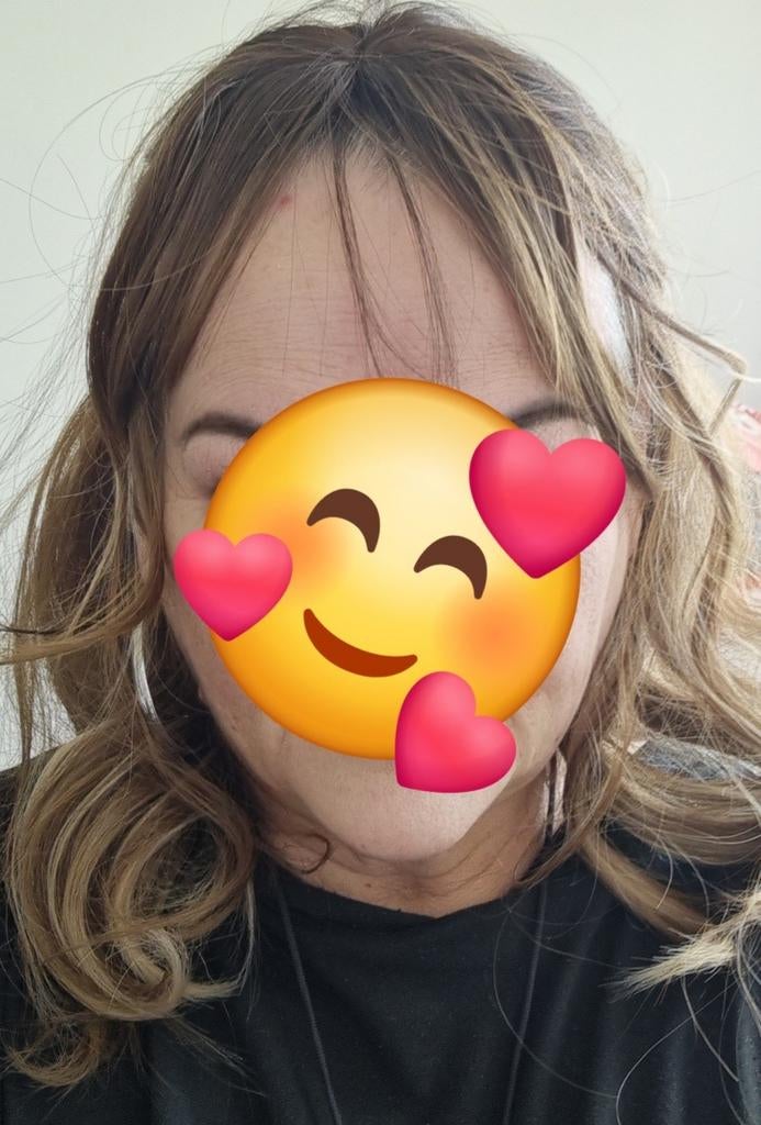 Gemengde bruin blonde pruik/ haarwerk 18 inch, Ophalen of Verzenden, Nieuw, Pruik of Haarverlenging