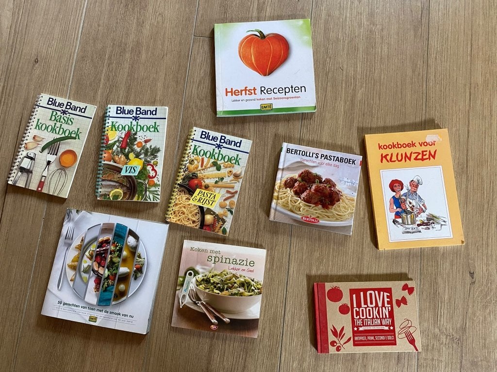 Pakket met kookboeken: van basis tot Italiaans en meer, Ophalen of Verzenden, Italië, Onbekend, Hoofdgerechten