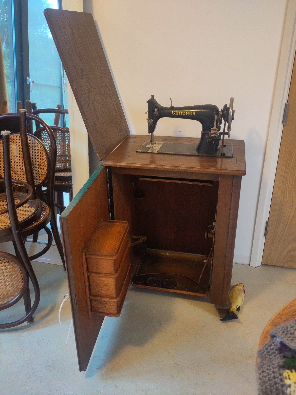 Naaimachine voor leer/ leder, Ophalen, Gebruikt, Naaimachine, Overige merken