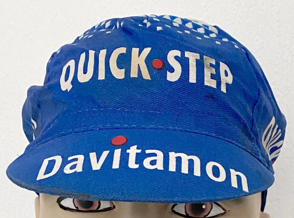 Wielrennen petje QUICK STEP – DAVITAMON – 2003/2004, Sport en Fitness, Wielrennen, Ophalen of Verzenden, Overige typen