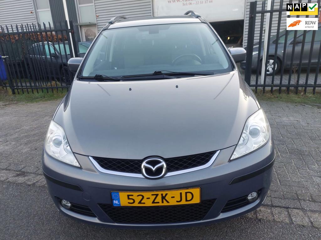 Mazda 5 1.8 Executive 6 bak 7 persoons + geregelde airco, Stof, Gebruikt, 1370 kg, 4 cilinders