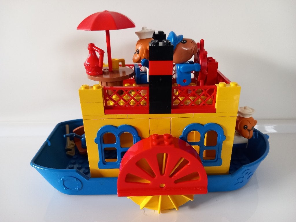 Lego Fabuland set 3673 Steamboat, Overige thema's, Lego, Ophalen of Verzenden, Zo goed als nieuw