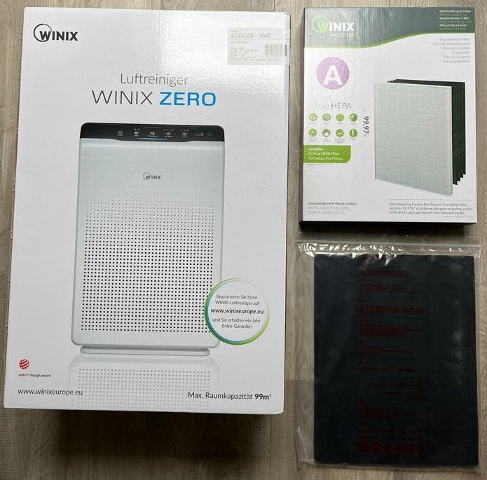 Winix Zero Luchtreiniger met 4-Staps Filtratie en PlasmaWave, Witgoed en Apparatuur, Luchtbehandelingsapparatuur, Ophalen, Zo goed als nieuw