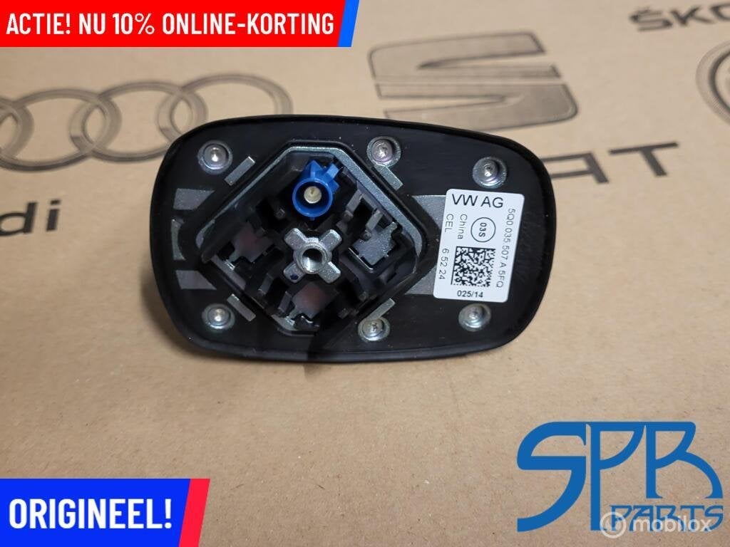 VW GOLF 7 7.5 DAK ANTENNE DAKANTENNE GPS-antenne 5Q0035507A, Gebruikt, Volkswagen, Ophalen of Verzenden, Volkswagen
