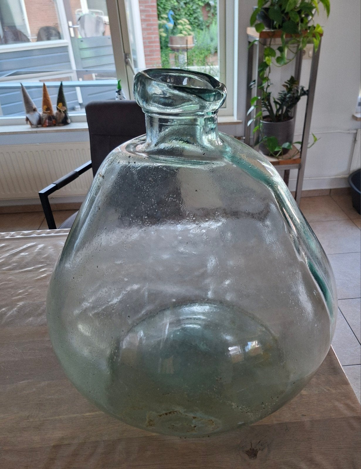 Grote, stevige wijnvat of gistfles. Superdik zwaar glas. of, Ophalen