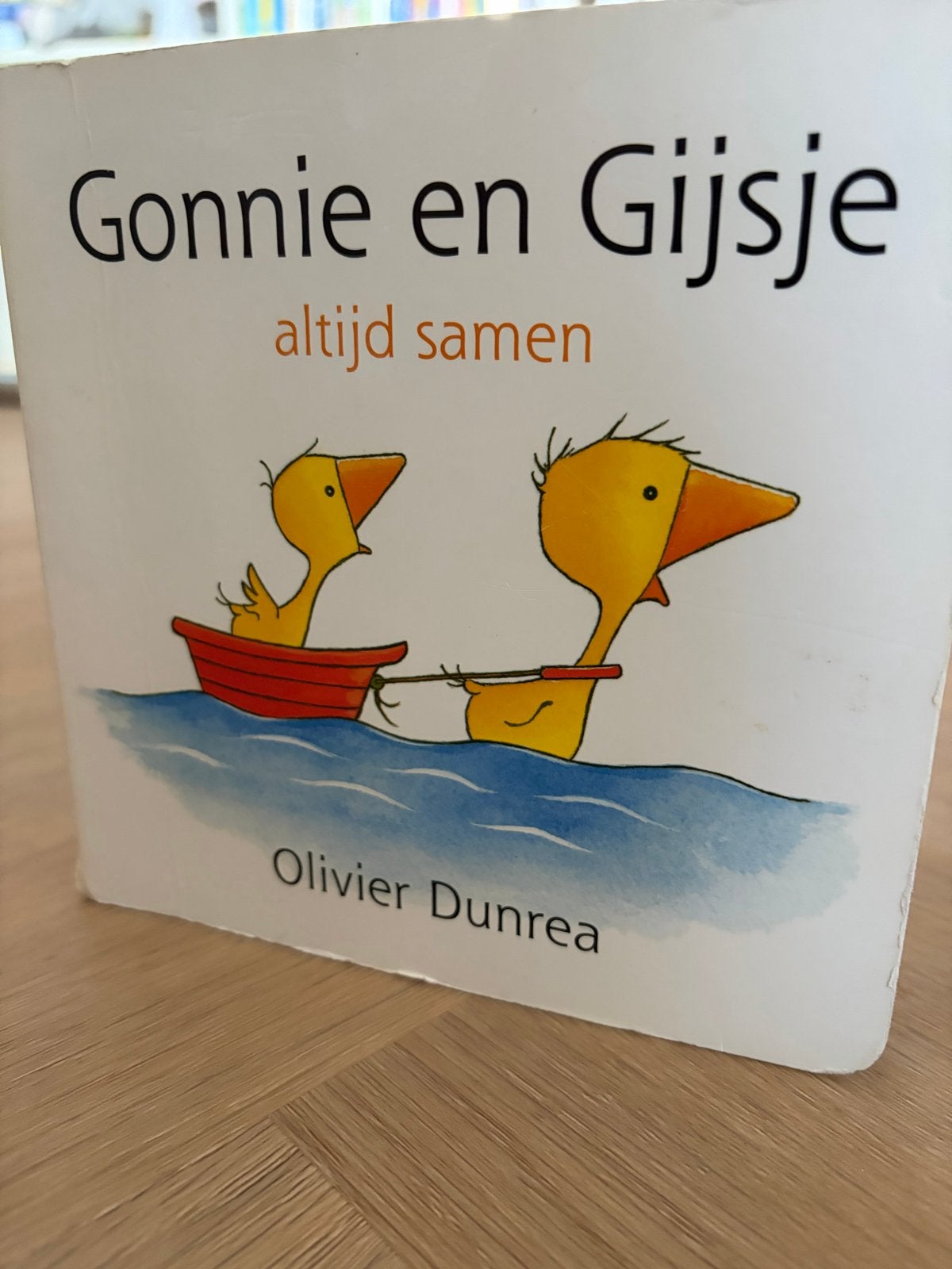 3 Gonnie en Gijsje boeken - Olivier Dunrea, Ophalen, Gelezen, Uitklap-, Voel- of Ontdekboek, 2 tot 3 jaar