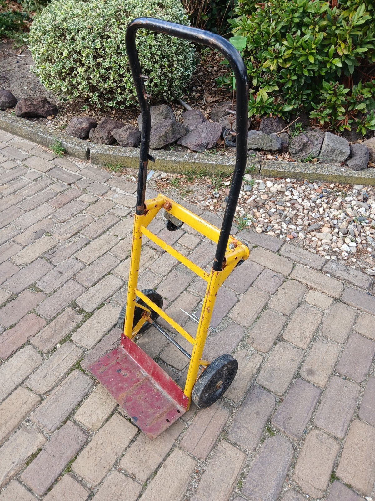 steekwagen, Ophalen, Gebruikt, Steekwagen