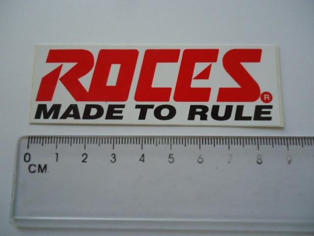 sticker oud ROCES Made to rule skate schaatsen rollerskate, Verzenden, Zo goed als nieuw, Bedrijf of Vereniging