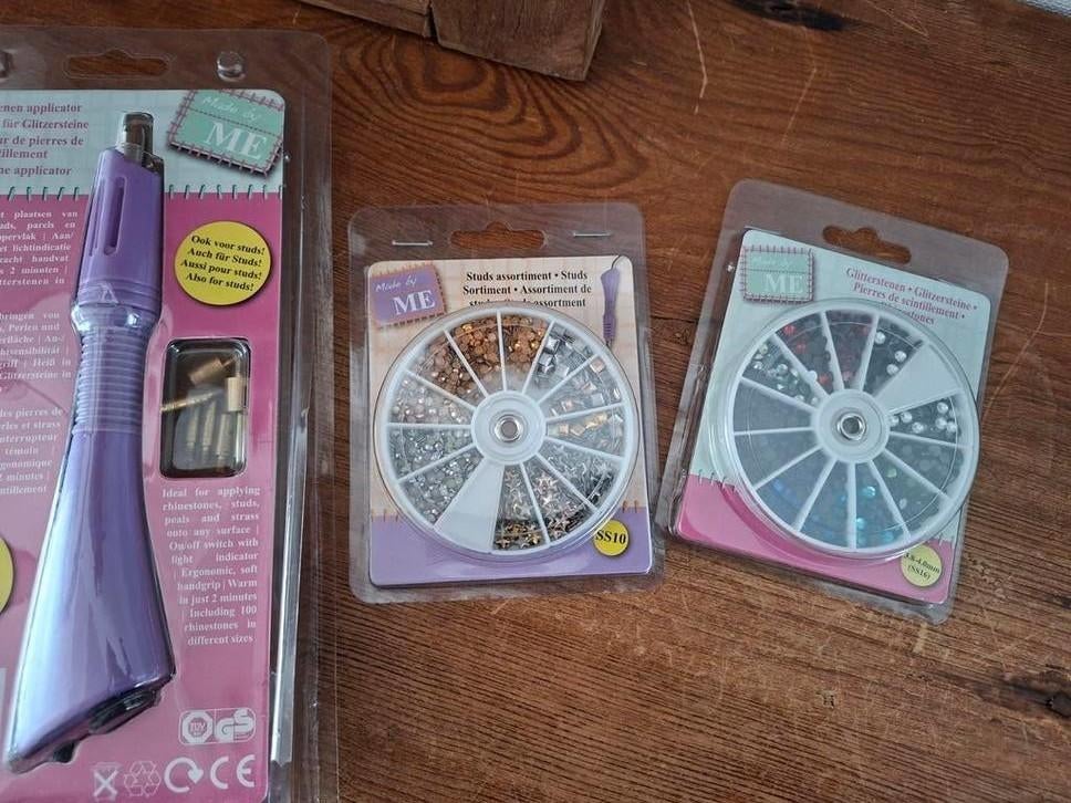 Hotfix applicator met strass steentjes, Overige thema's, Geschikt voor stof, Gereedschap of Toebehoren, Nieuw