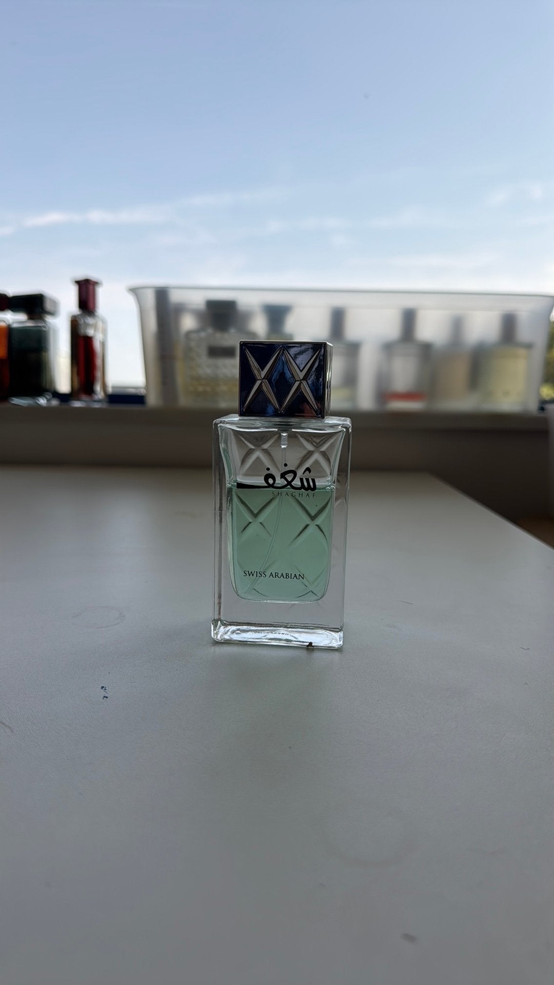 Shaghaf swiss  arabian 75ml fles  zie vulstand 60ml van 70, Ophalen of Verzenden, Zo goed als nieuw