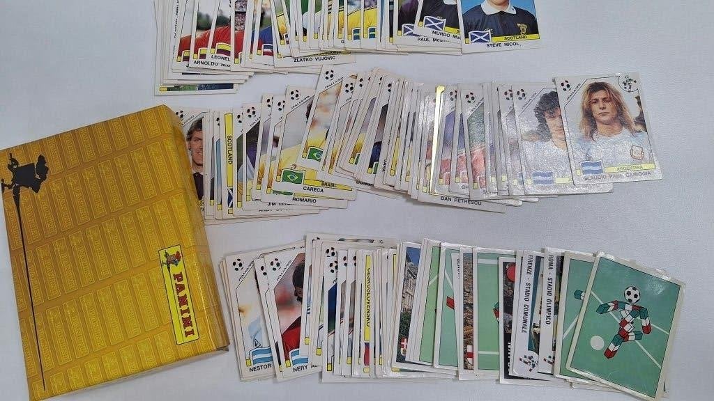 183 ongebruikte Panini WK Italia 1990 plaatjes, Ophalen of Verzenden, Zo goed als nieuw, Meerdere plaatjes