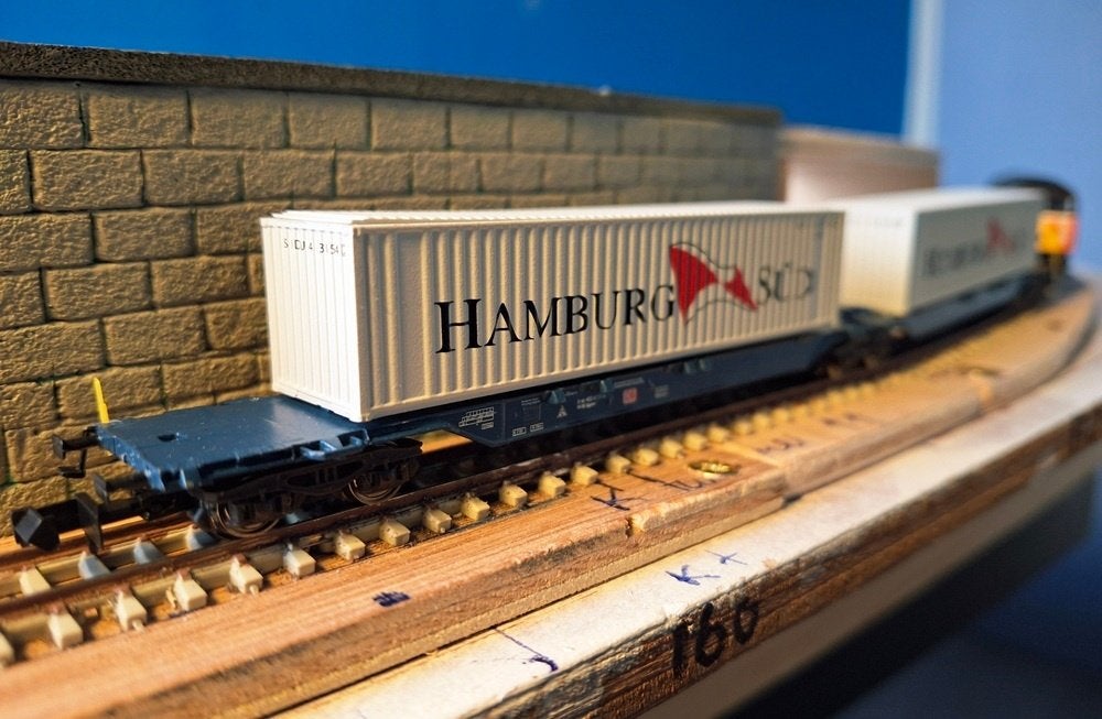 HobbyTrain Containerwagen H23710, Gelijkstroom, Wagon, Zo goed als nieuw, Ophalen