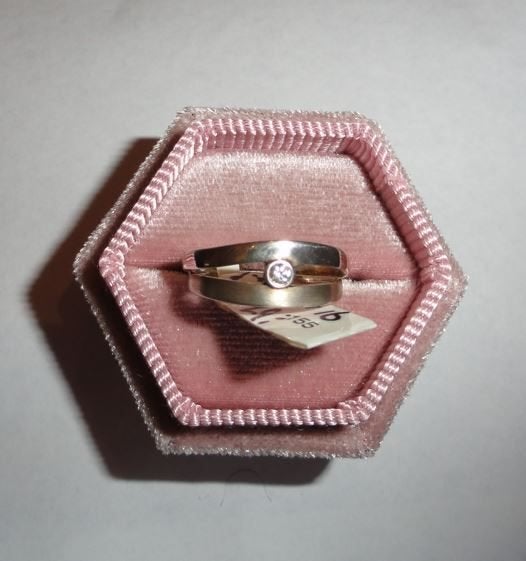 Ring zilver 925 dubbele band zirkonia, Met kristal, Nieuw, Ophalen of Verzenden, Kleiner dan 17