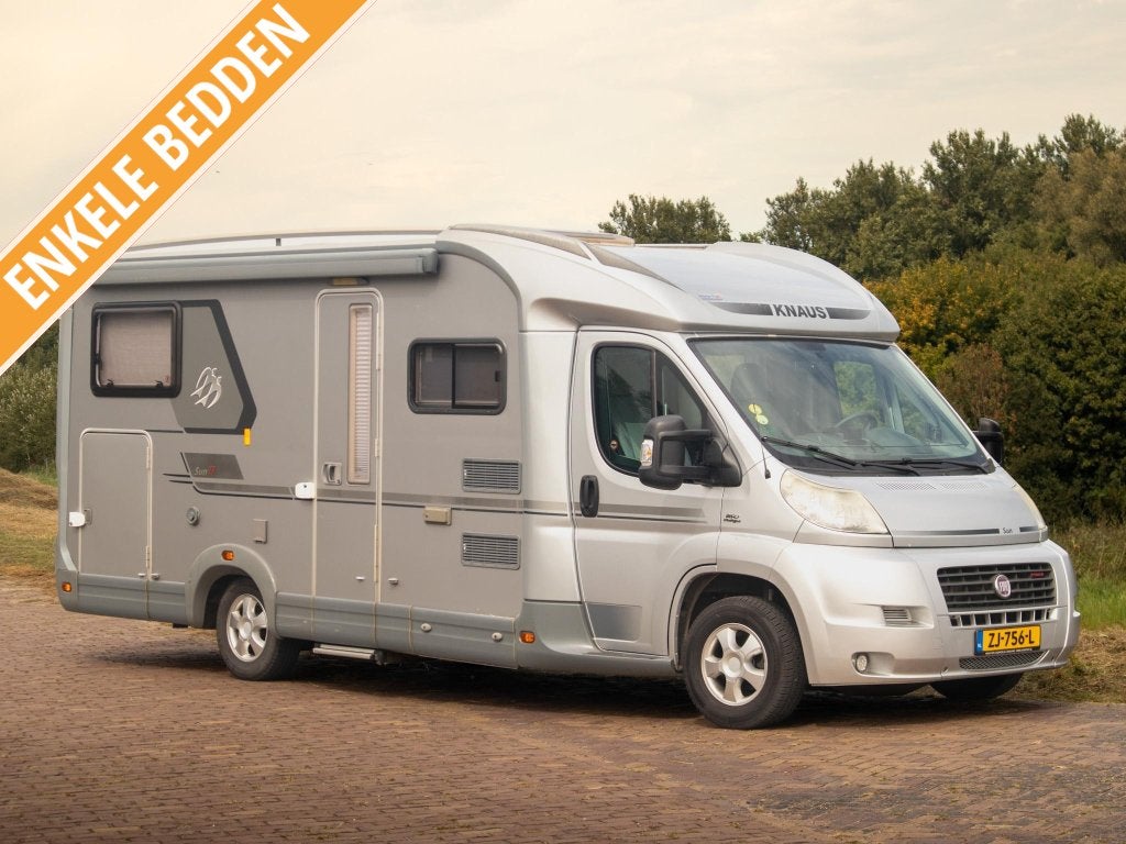 Knaus Sun Ti 650 MEG 3.0 195pk,2pers Lengtebed, Caravans en Kamperen, Reservewiel, Ringverwarming, Fiat, Bedrijf
