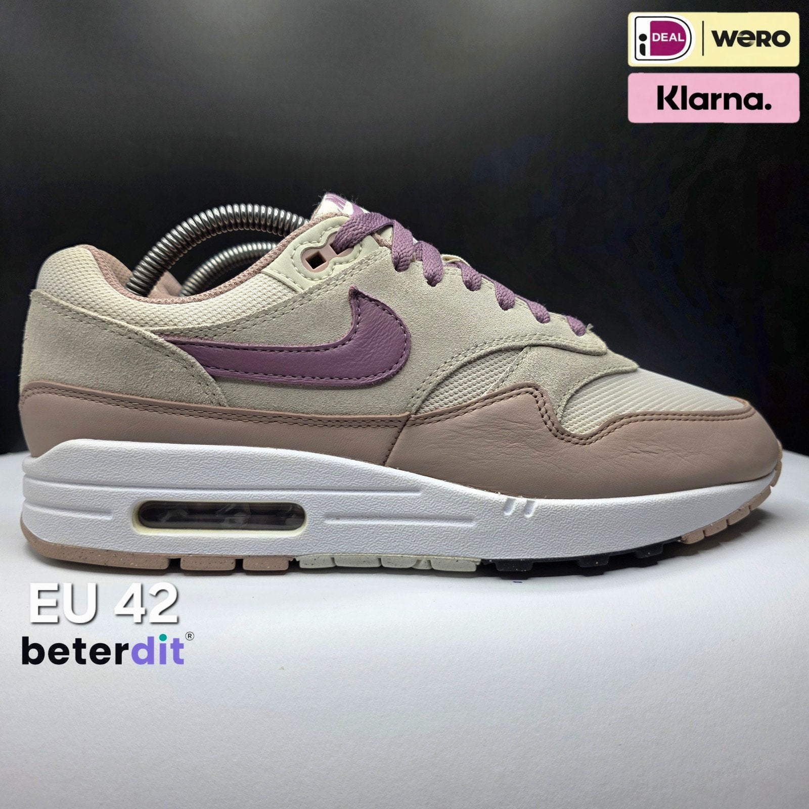 Nike Air Max 1 SC 'Light Bone Violet Dust' Maat: 42, Nike air max, Ophalen of Verzenden, Nike, Nike