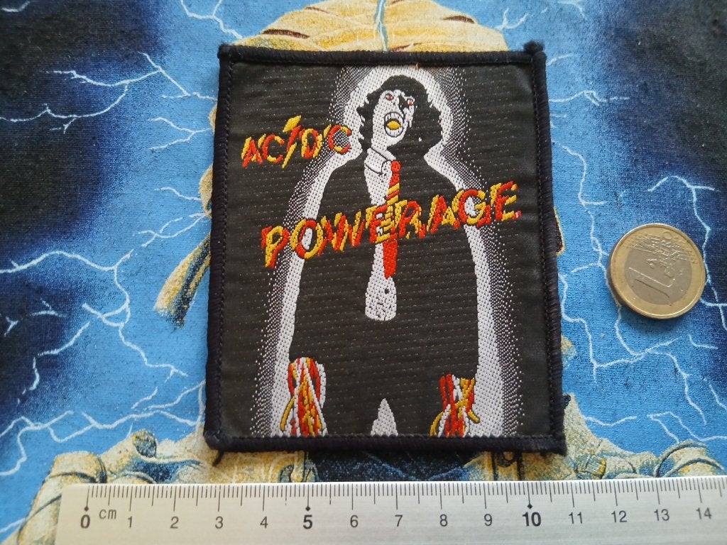 AC/DC mooie nieuwe Powerage vintage 80's patch 83, Ophalen of Verzenden, Nieuw, Kleding