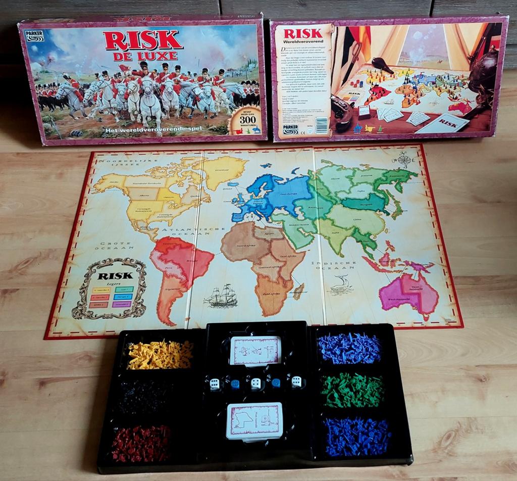 Risk de luxe (Parker), Vijf spelers of meer, Ophalen, Gebruikt, Parker
