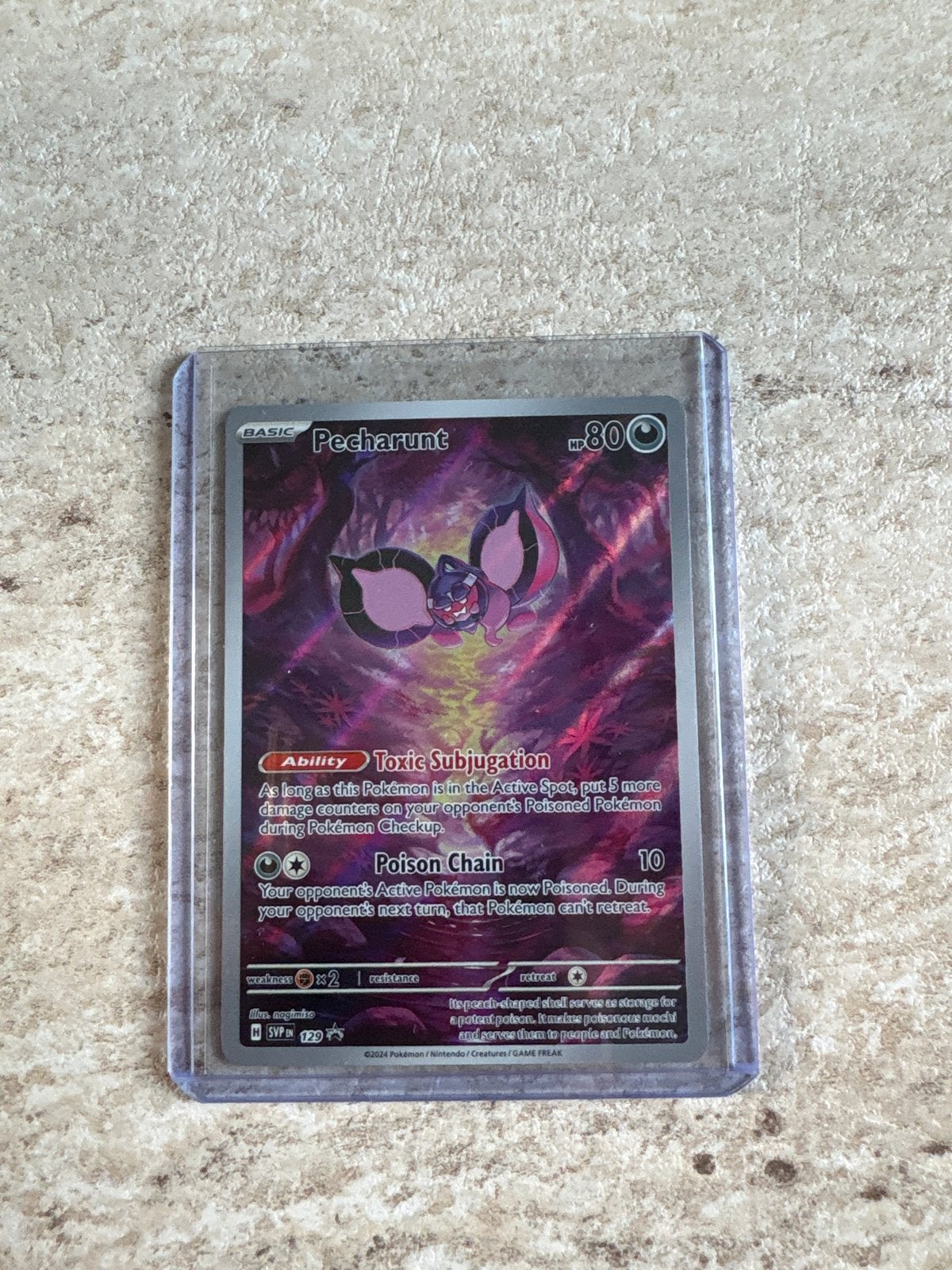 Pechant Pokémon kaart - Toxic Subjugation, Ophalen of Verzenden, Zo goed als nieuw, Losse kaart