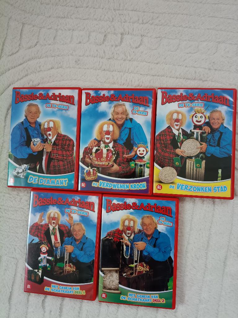 Dvd's Bassie en Adriaan, Avontuur, Alle leeftijden, Ophalen of Verzenden, Zo goed als nieuw