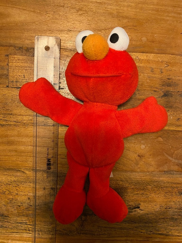Elmo knuffel Sesamstraat, rood, zo goed als nieuw, Kinderen en Baby's, Overige merken, Overige karakters, Overige typen, Ophalen of Verzenden