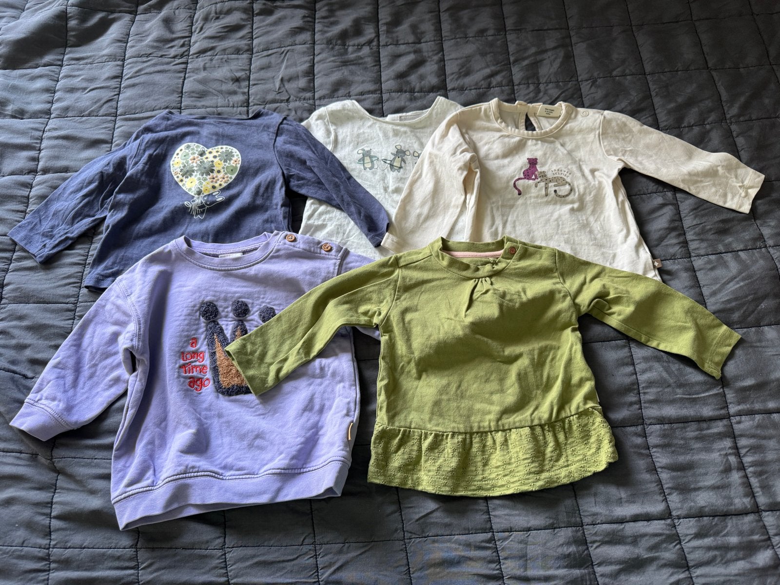 5x Trui/Truitje Maat 68 (Feetje, HEMA, Obaïbi), Ophalen of Verzenden, Zo goed als nieuw, Meisje, Truitje of Vestje
