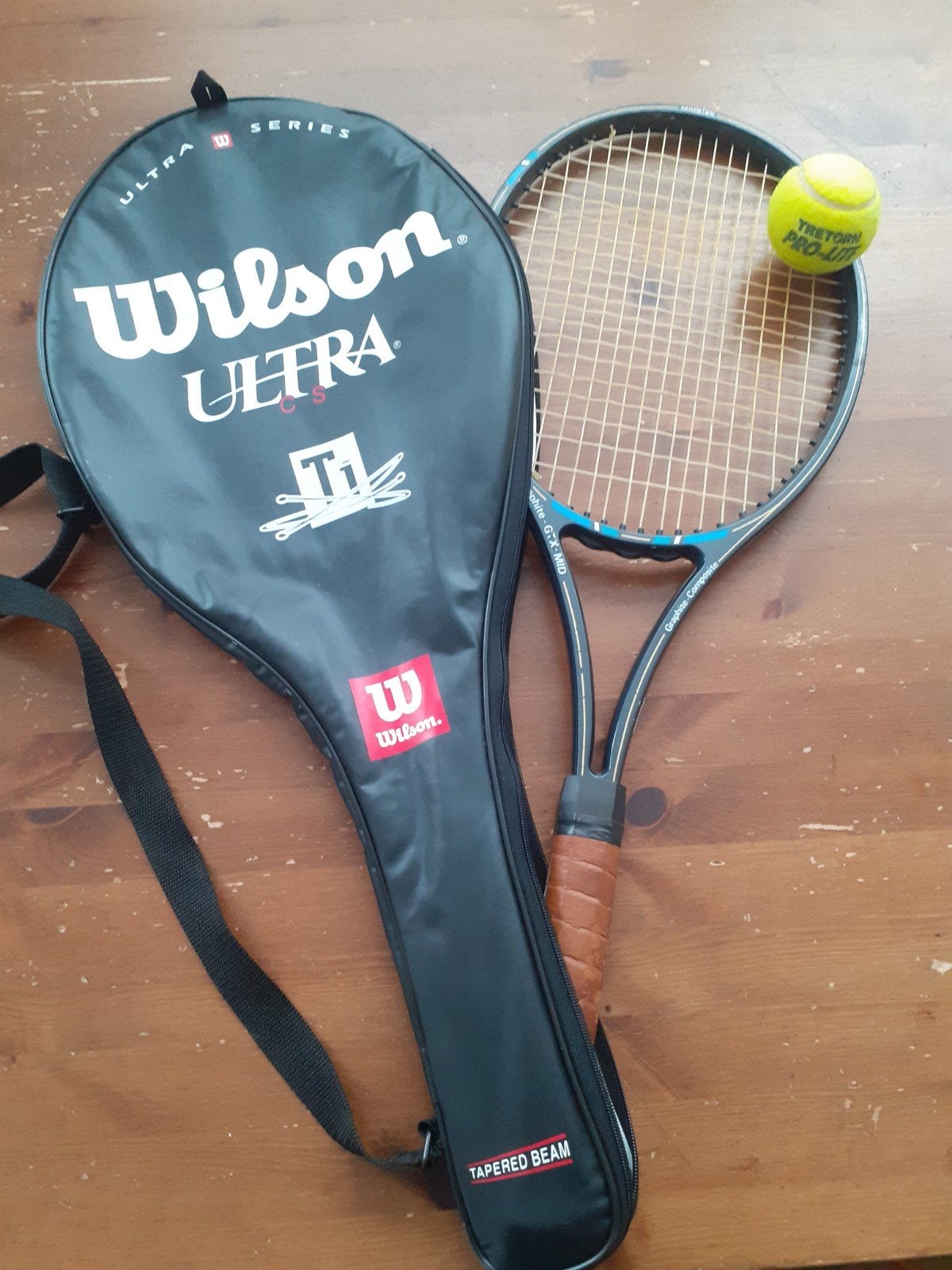 Wilson Ultra Graphite GTX Mid Tennisracket met hoes, Ophalen of Verzenden