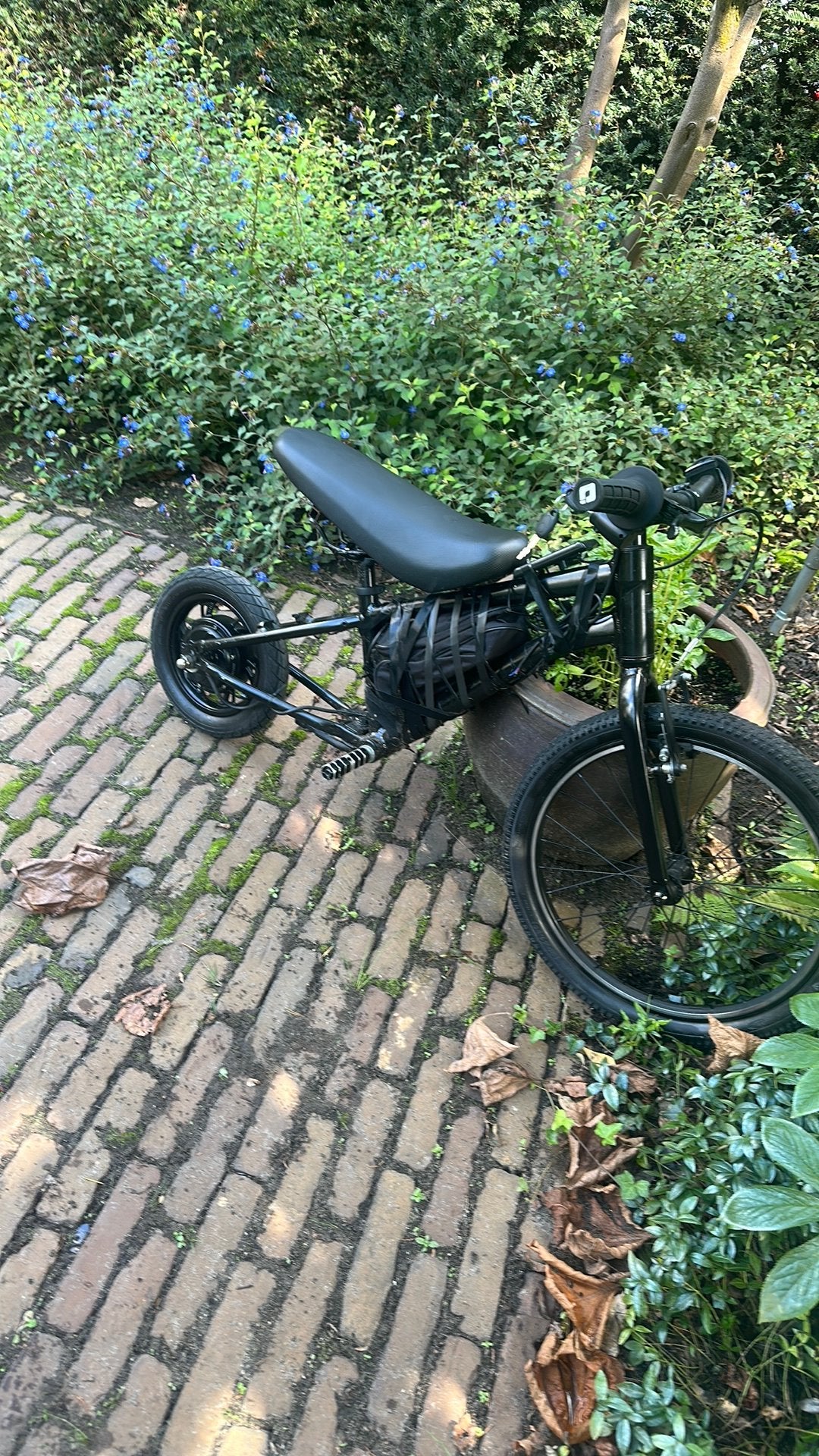 Zelfgemaakte Mini bike E-bike - 36V, 300W, 28 km/u, Minder dan 30 km per accu, Gebruikt, Minder dan 47 cm, Ophalen