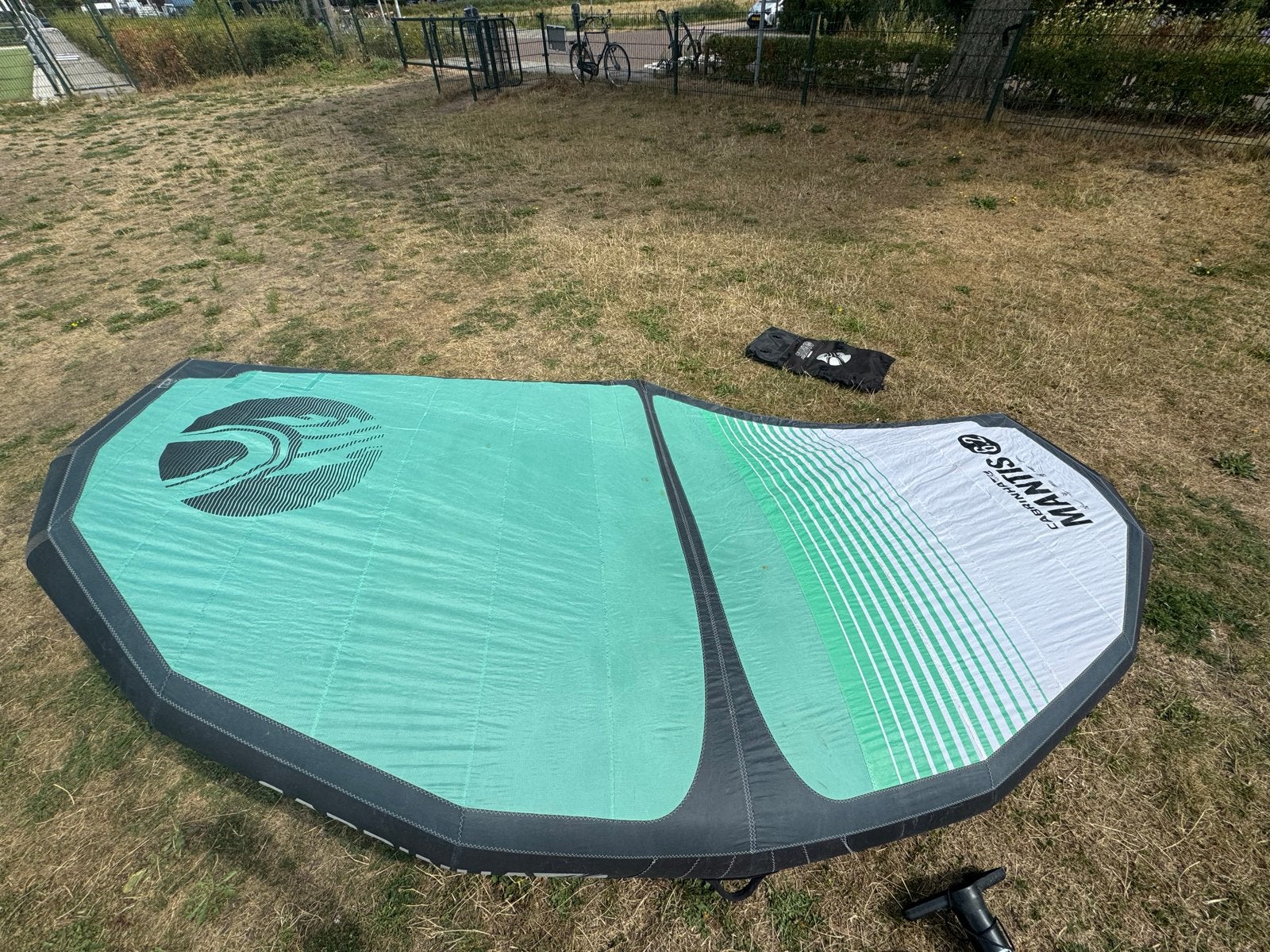 Gebruikte Cabrinha Mantis 6.2m Wingfoil Wing met pomp en tas, Ophalen of Verzenden, Gebruikt, Wingsurf-wing