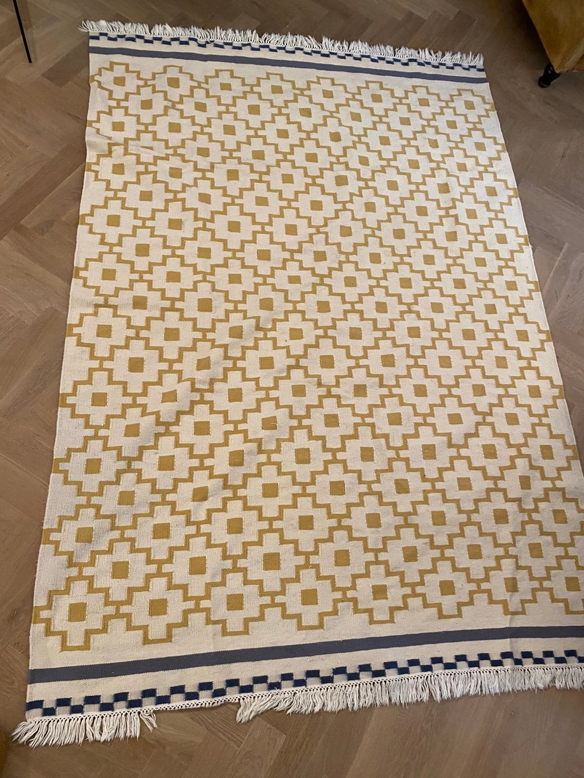 Groot Kelim tapijt 2,35x1,65, Huis en Inrichting, Stoffering | Tapijten en Kleden, Ophalen, Zo goed als nieuw, Rechthoekig, 200 cm of meer