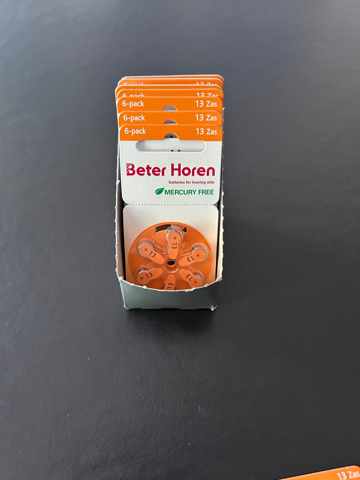 Hoorbatterijen Beter Horen type 13 (11 hele, 6 aangebroken), Ophalen of Verzenden, Nieuw, Overige typen