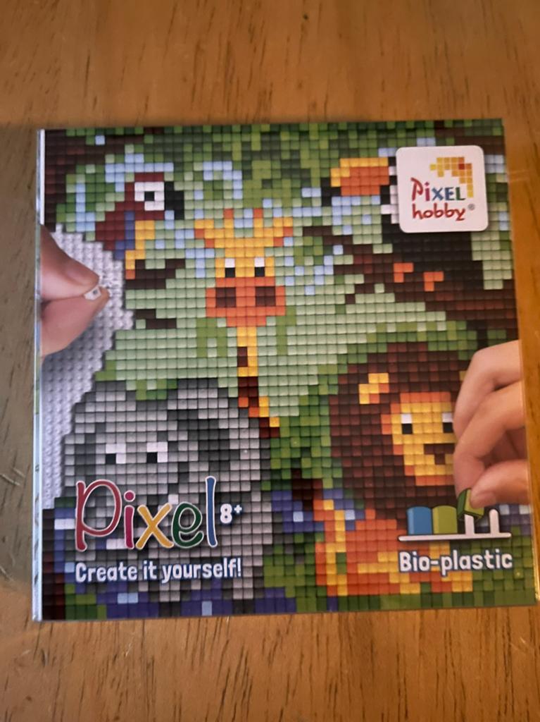 Pixelhobby set jungle vanaf 8 jaar *actie 10 euro*, Dieren, Nieuw, Meerkleurig, Ophalen of Verzenden
