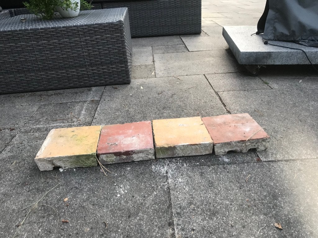 rode en gele vloertegels, Ophalen, Keramiek, 20 tot 40 cm, Minder dan 5 m²