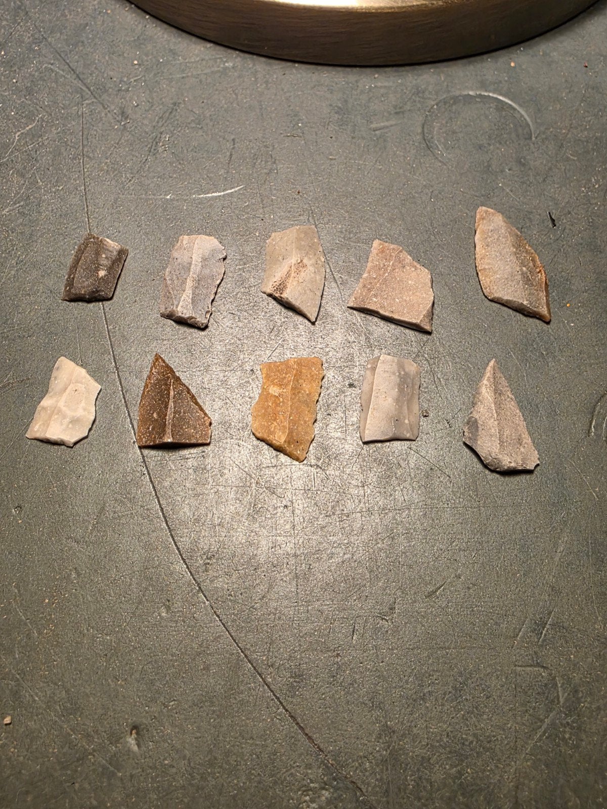 Prehistorische Pijlpuntjes / Scheermesjes - Steen Tijdperk, Verzamelen, Ophalen of Verzenden, Gebruikt
