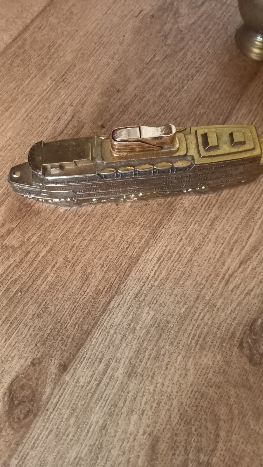Vintage Titanic Schip Aansteker, Antiek en Kunst, Ophalen of Verzenden