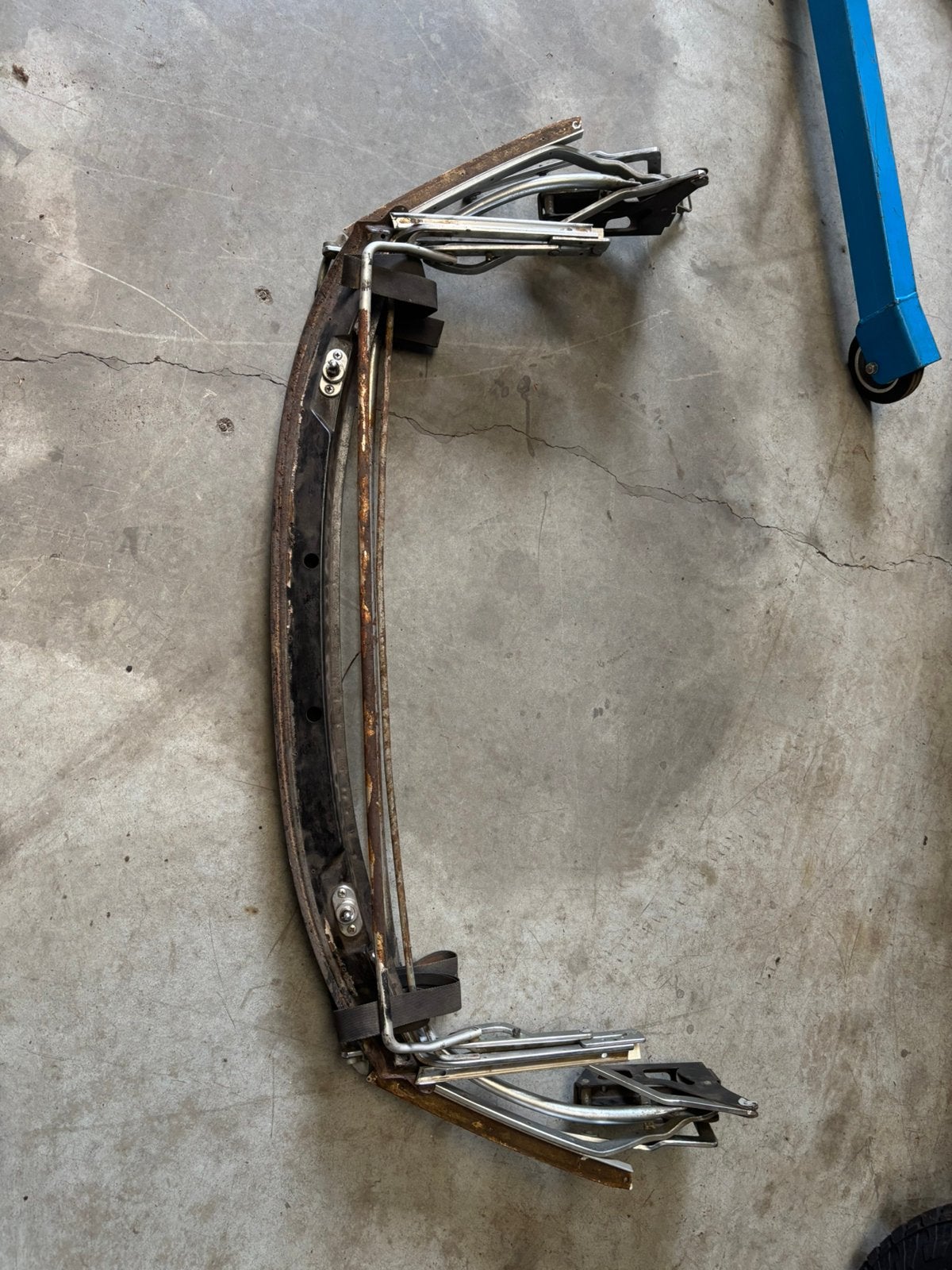 Frame cabriodak Mercedes R107 SL, Ophalen, Gebruikt, Mercedes-Benz, Bumper
