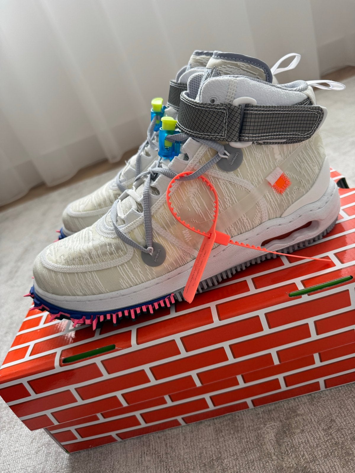Nike Off-White Air Force 1 Mid SP White - Maat 44.5, Kleding | Heren, Ophalen of Verzenden, Nieuw, Wit, Sneakers of Gympen