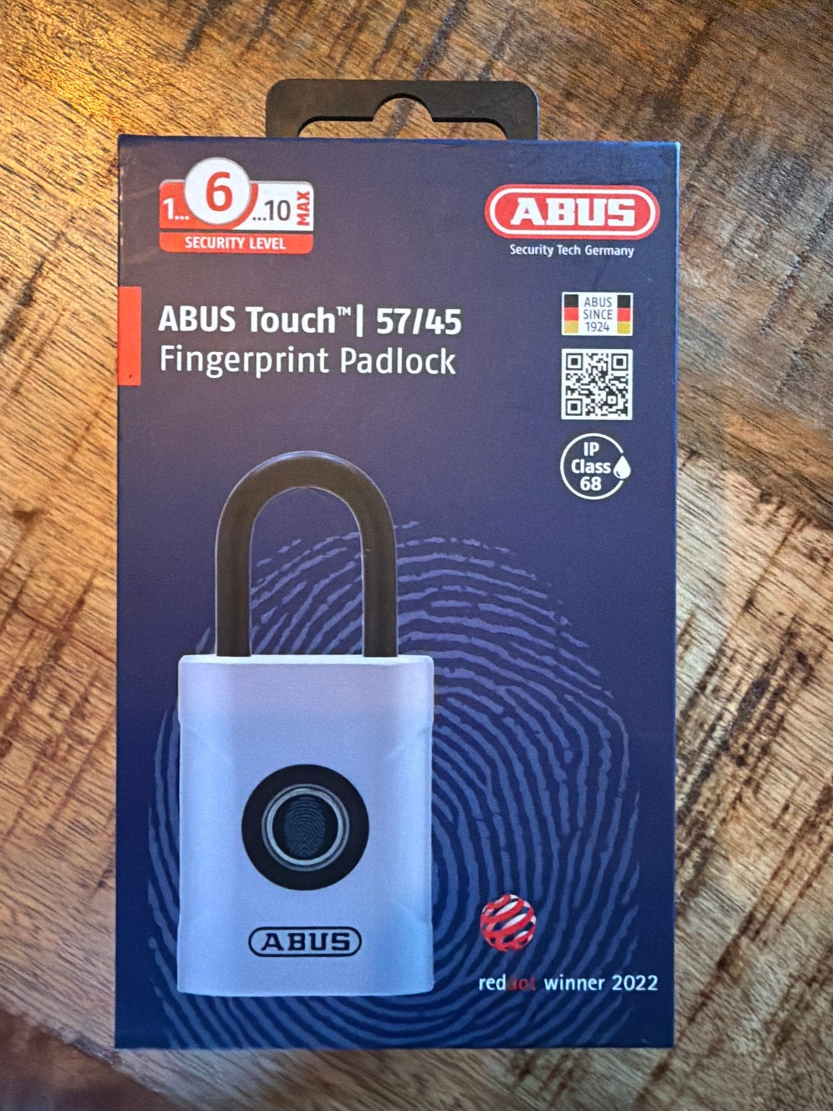 ABUS Touch 57/45 Vingerafdruk Hangslot - Nieuw, Ophalen of Verzenden, Nieuw