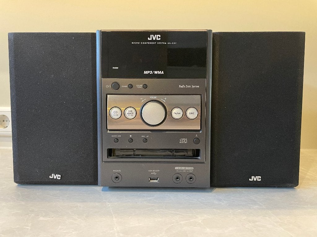 JVC UX-G37 Compacte Micro Hifi Set (CD / USB / Radio), Gebruikt, JVC, Tuner of Radio, Ophalen of Verzenden