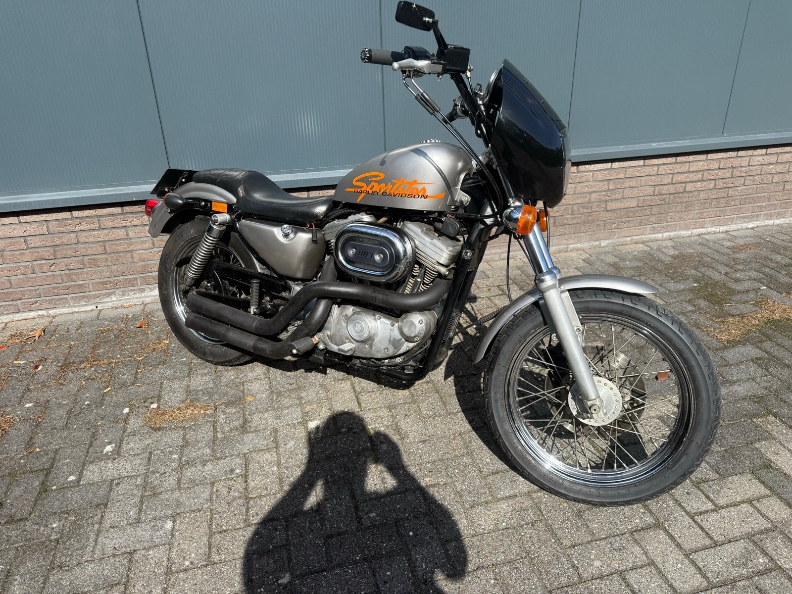 Harley-Davidson Sportster 883 Custom - Unieke Chopper, 2 cilinders, Sportuitlaat, Chopper, 883 cc