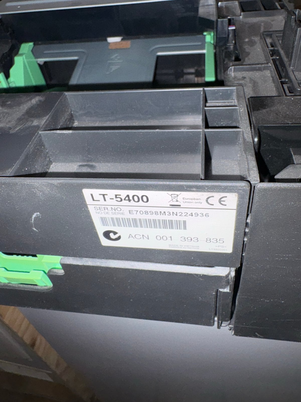 Brother LT-5400 Extra Papierbak voor Printer, Computers en Software, Printers, Ophalen of Verzenden, Zo goed als nieuw