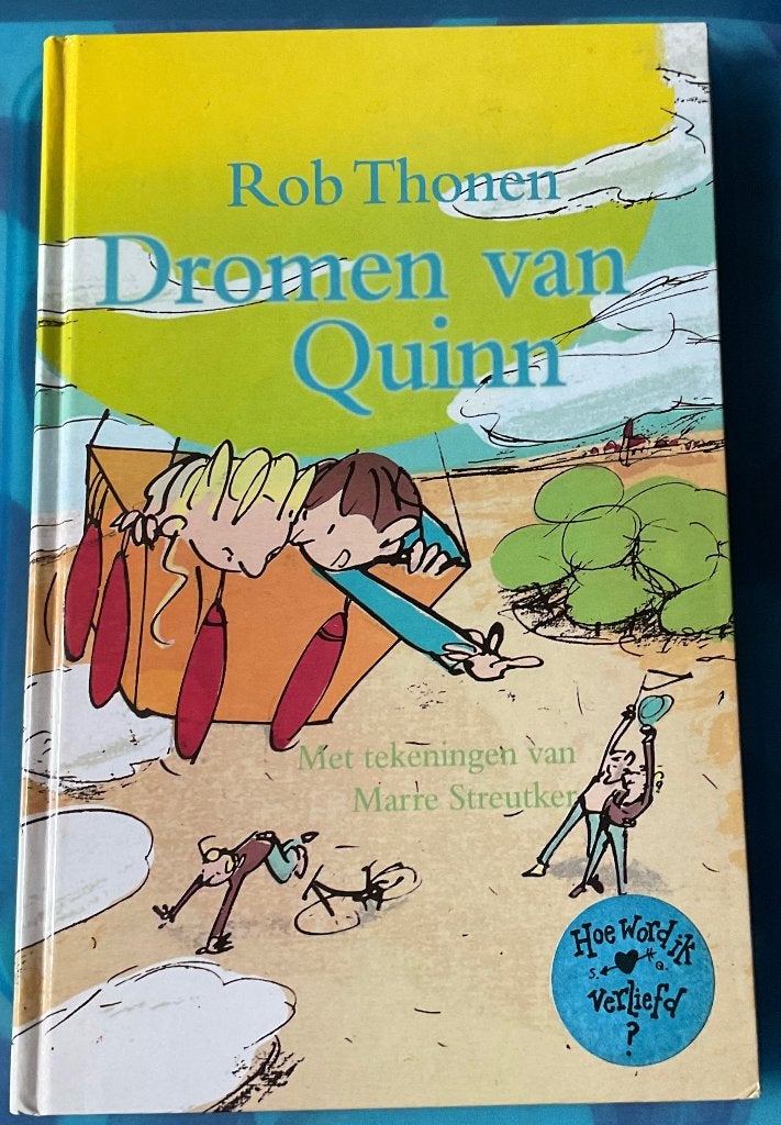 Dromen van Quinn, R. Tholen, hoe word je verliefd, Boeken, Ophalen of Verzenden, Zo goed als nieuw, Non-fictie