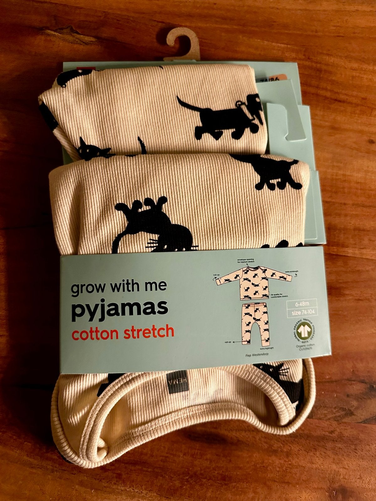 HEMA meegroei pyjama Takkie en Siep nieuw maat 74/80, Kleding | Dames, Pyjama's, Ophalen of Verzenden, Nieuw