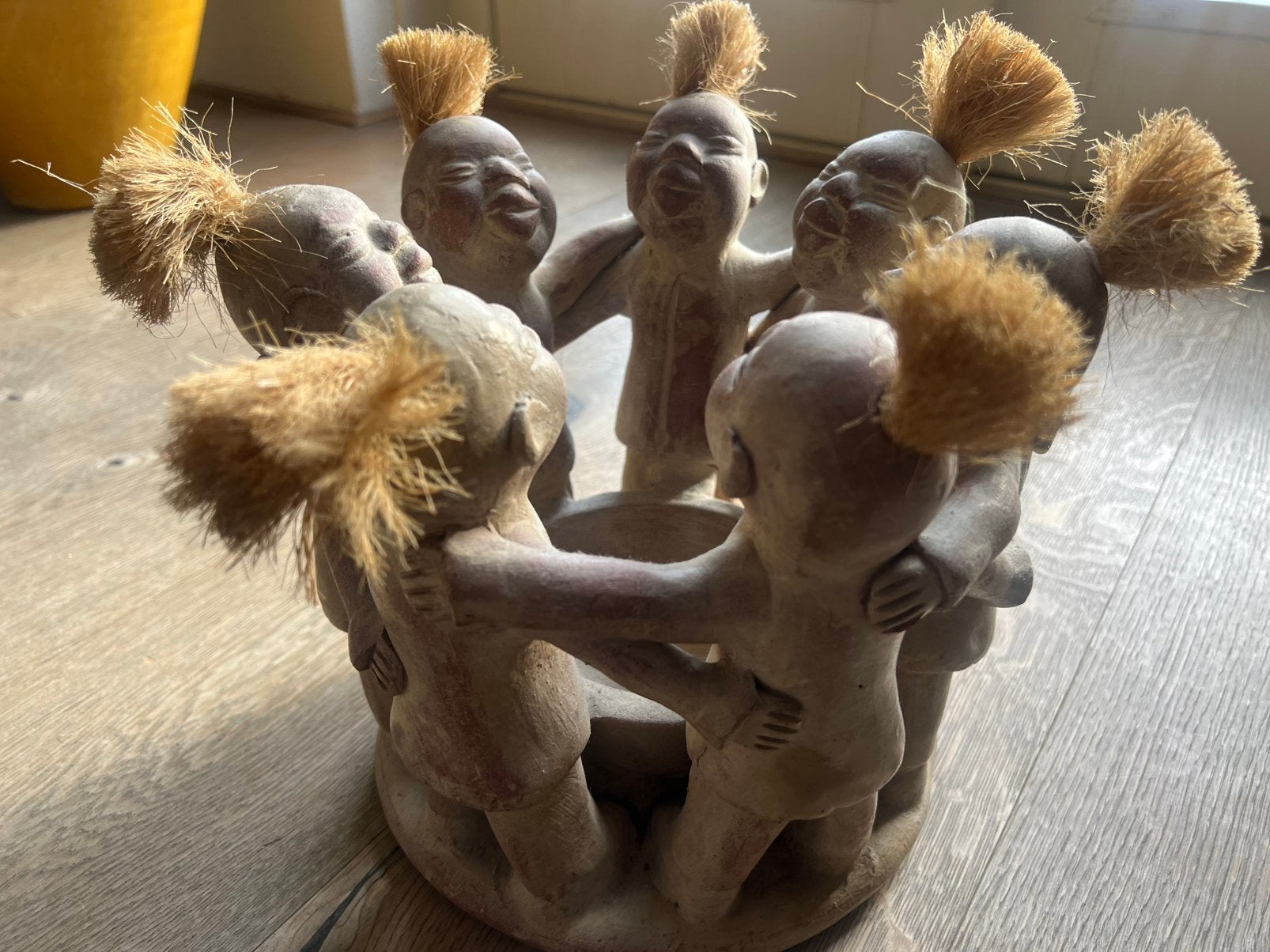 Theelichthouder Terracotta Vuurmannetjes, Ophalen, Beige, Overige stijlen, Zo goed als nieuw