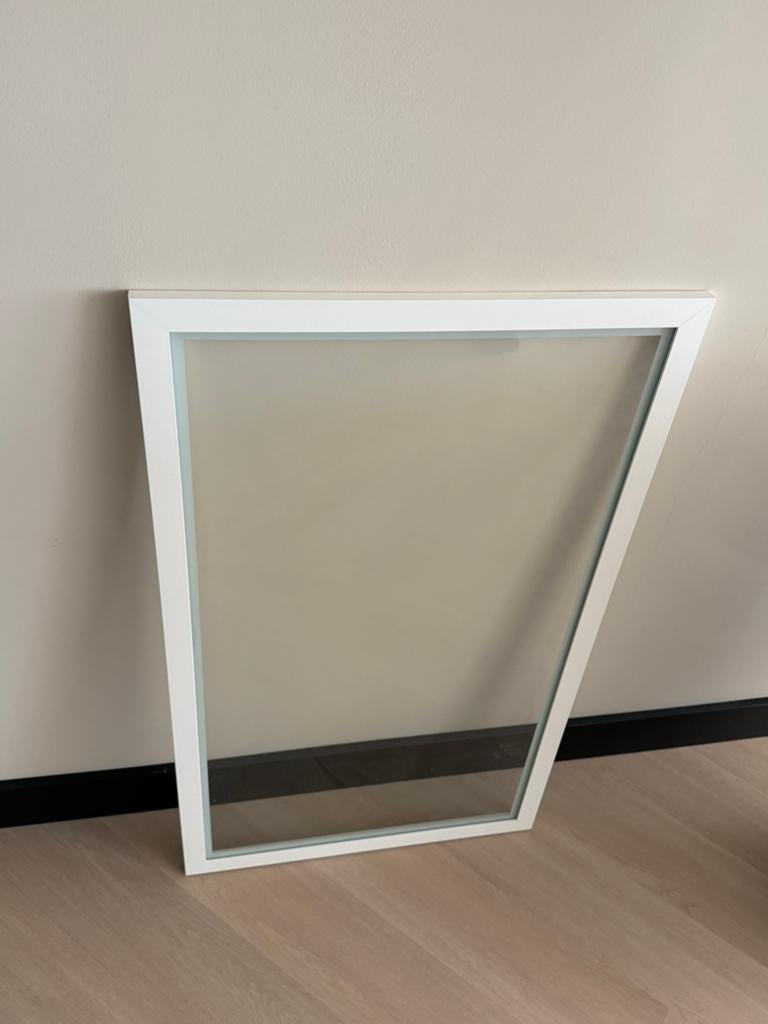 IKEA Pax / komplement glasplaat wit 100x58cm, Ophalen, 50 tot 100 cm, Zo goed als nieuw, Minder dan 100 cm